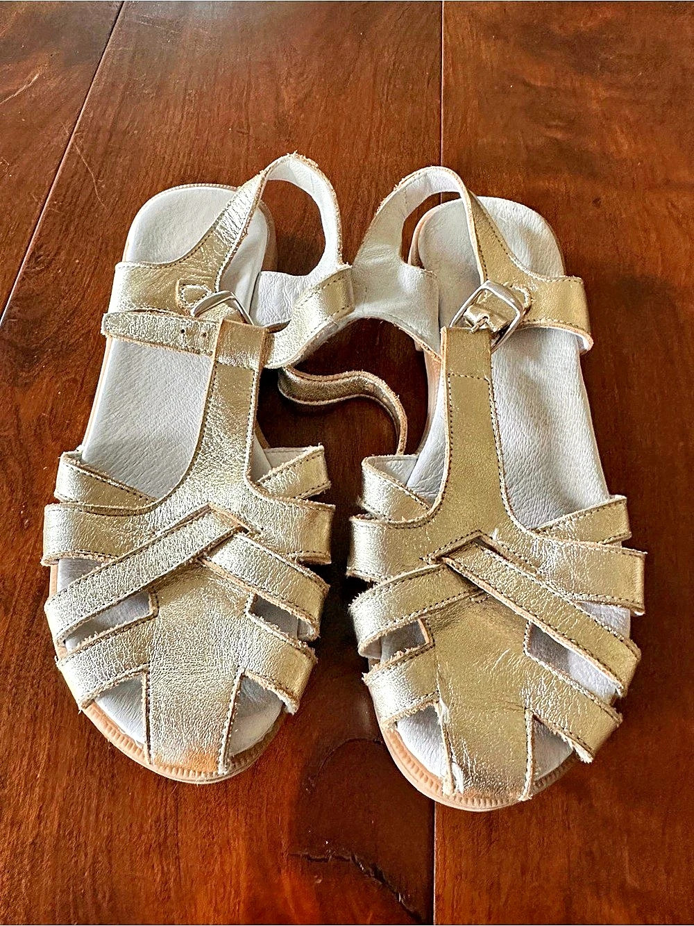 La Coqueta Sofia Girl Sandals Girls EU 33 Gold